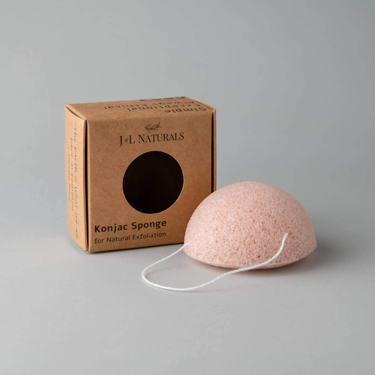 J & L Naturals - Konjac Sponge - 6 TYPES / COLORS -