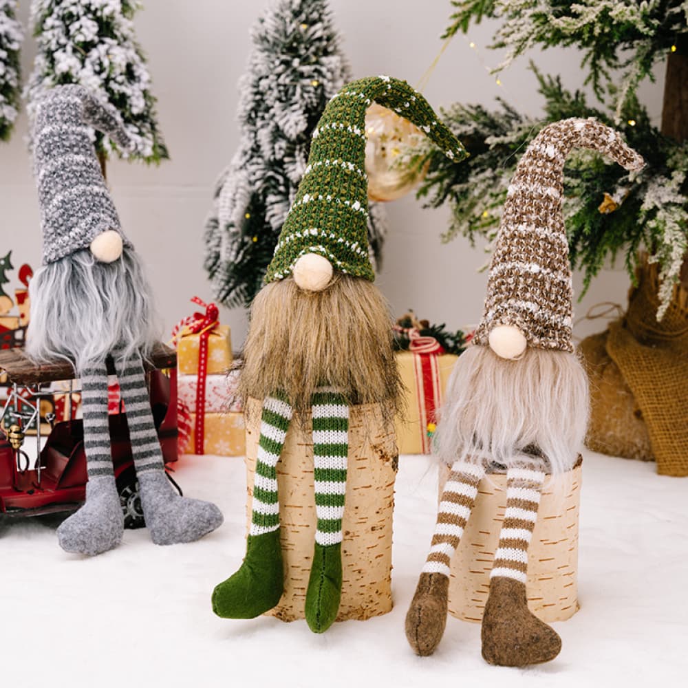 Long Leg Christmas Gnomes - 11.4" - [5-10 DAY DELIVERY] - T - 5 COLORS -