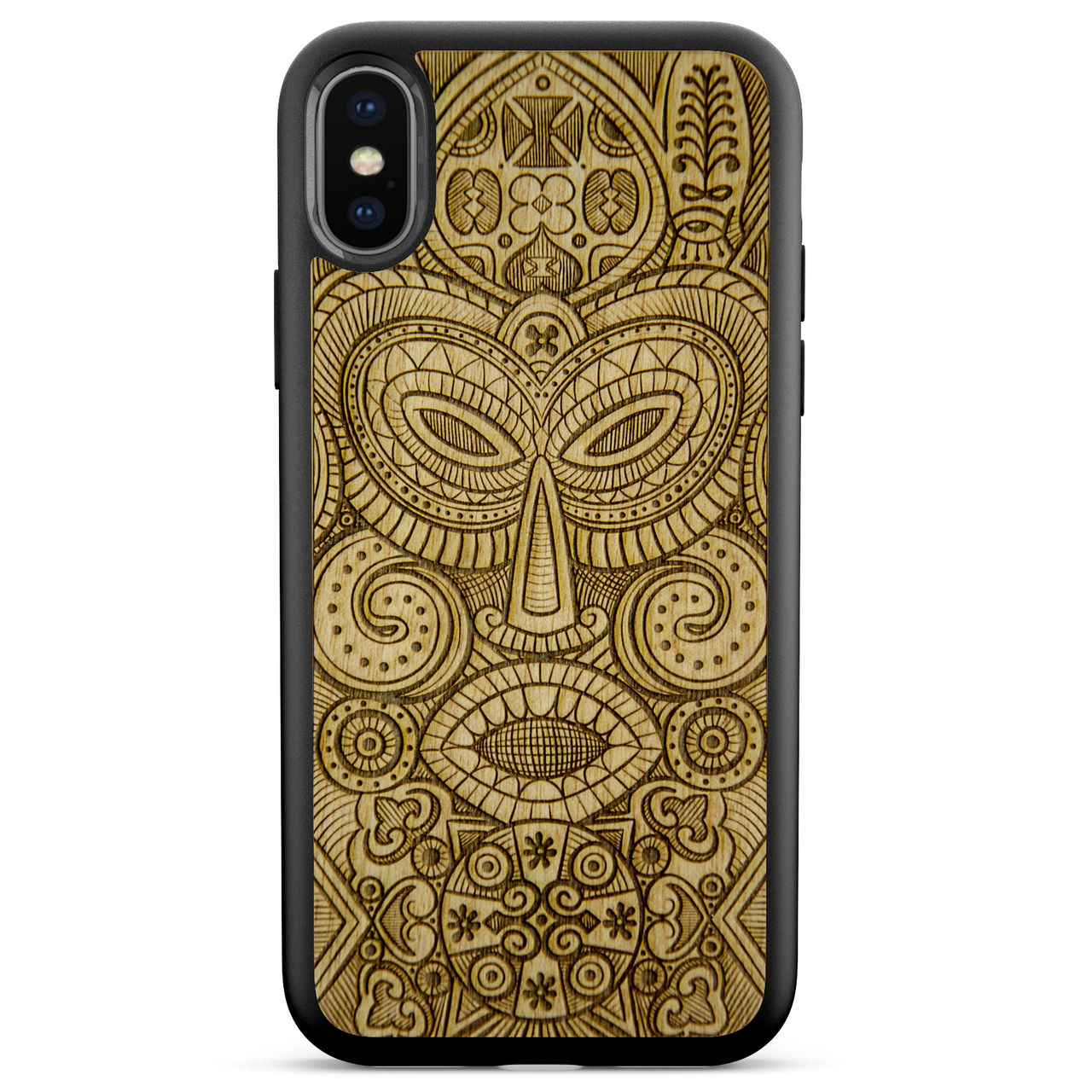 MMORE - Tribal Mask - Wooden phone case - FITS 56 PHONES - FIND YOURS! -