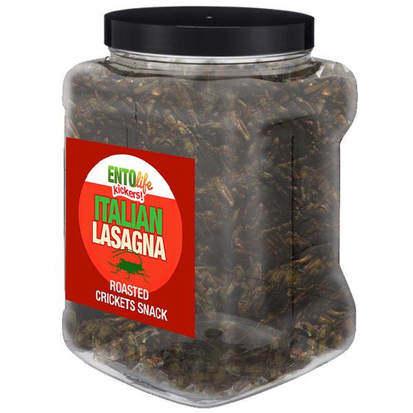 Italian Lasagna Flavored Cricket Snack - Pound Size - JUST LIKE MOM USED TO MAKE. PASS THE BREADSTICKS -