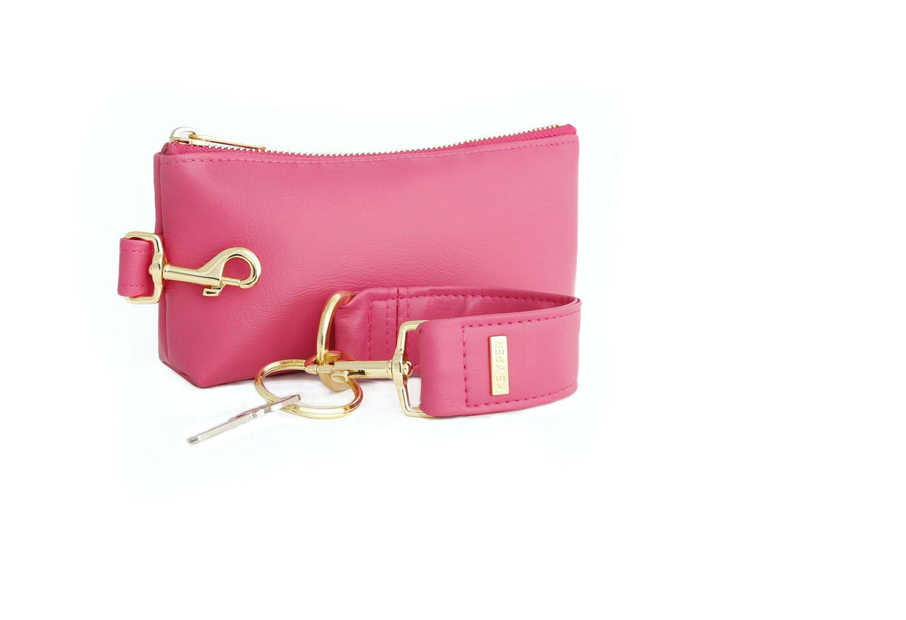 Keyper - Bright Pink SIGNATURE 2-Piece KEYPIT Set • Wristlet - 6 OPTIONS -