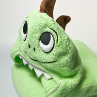 Thumbnail for Little Ashkim - Dino Hooded Cotton Turkish Towel -