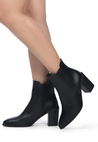 Thumbnail for London Rag - Block Heeled Chelsea Boots - 2 COLORS -