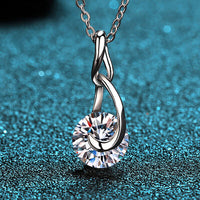 Thumbnail for 2 Carat Moissanite 925 Sterling Silver Necklace