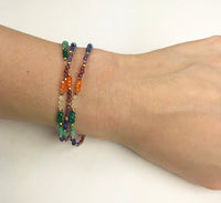 Thumbnail for Gena Myint - Chakra Triple Strand Bracelet -