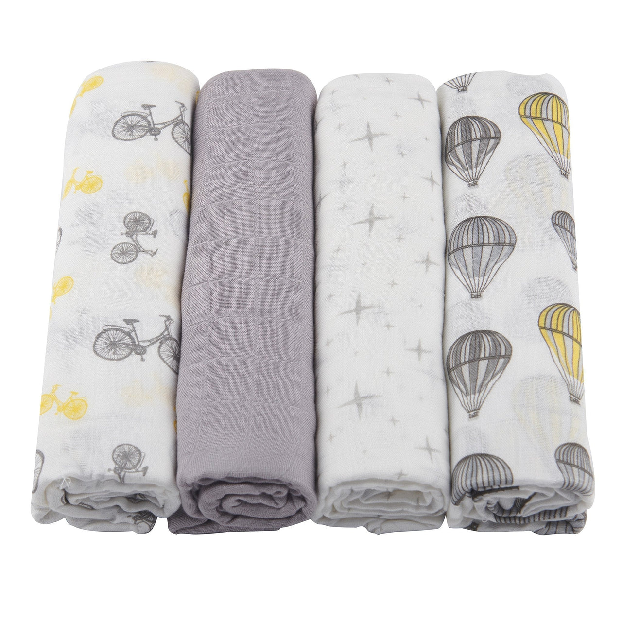 Newcastle - Traveler Bamboo Muslin Swaddle 4PK -