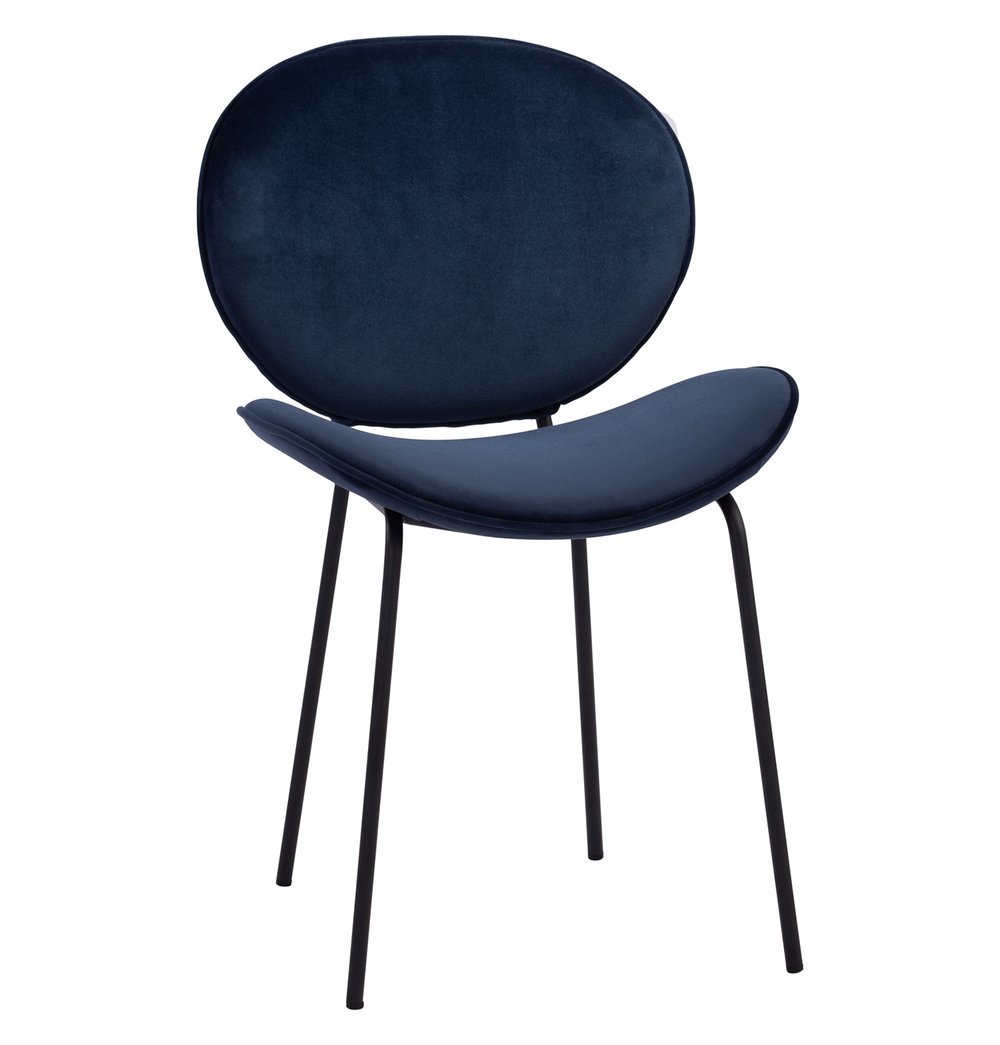 GFURN - Ormer Dining Chair - Navy Velvet -