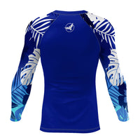 Thumbnail for FYC - Men's Tropical Sleeve Royal Performance Rash Guard UPF 40 - 1 COLOR -