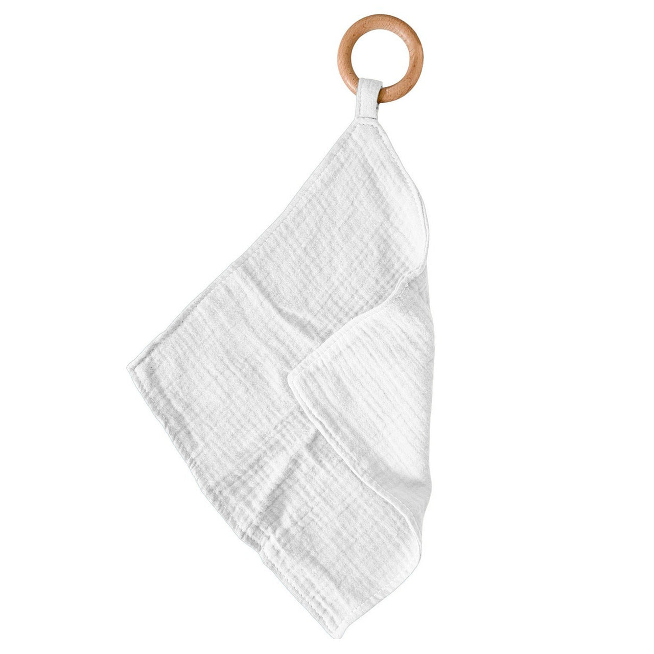 Newcastle - Pure White Bamboo Blankie Teether -