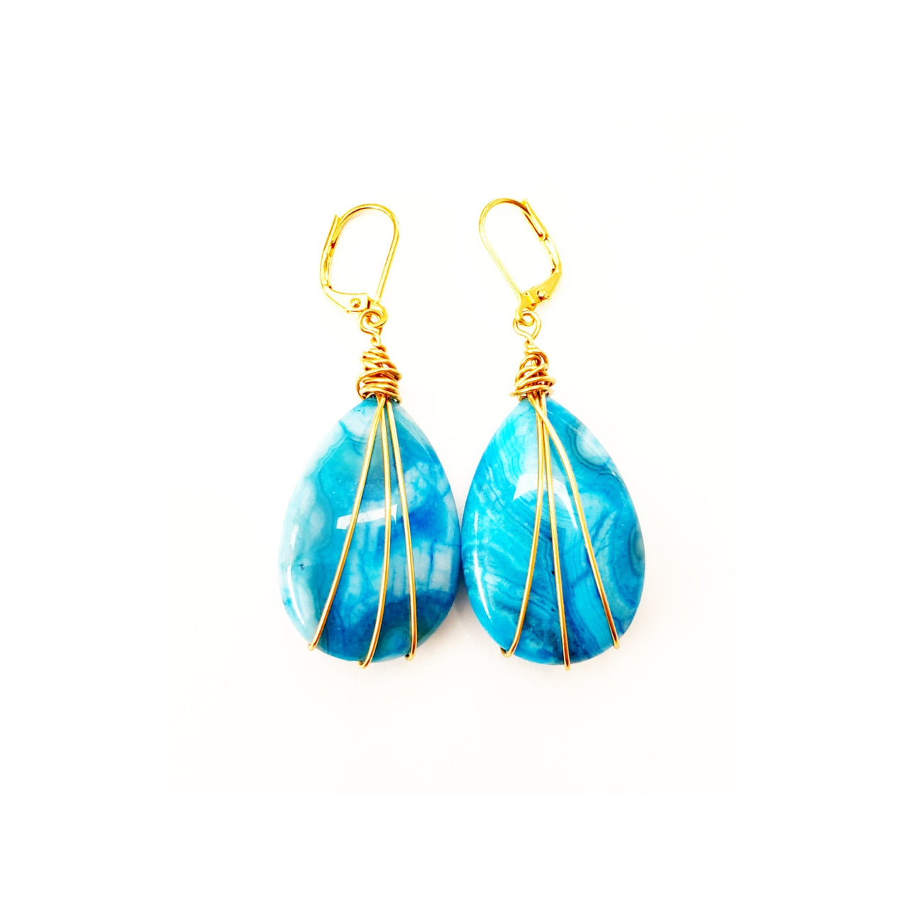 MINU - Blue Lace Earrings -