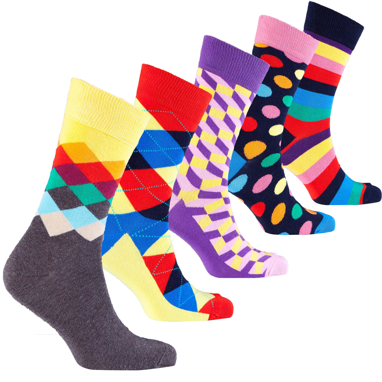 Men's Classy Mix Set Socks - 5 PACK -