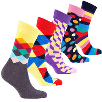 Thumbnail for Men's Classy Mix Set Socks - 5 PACK -