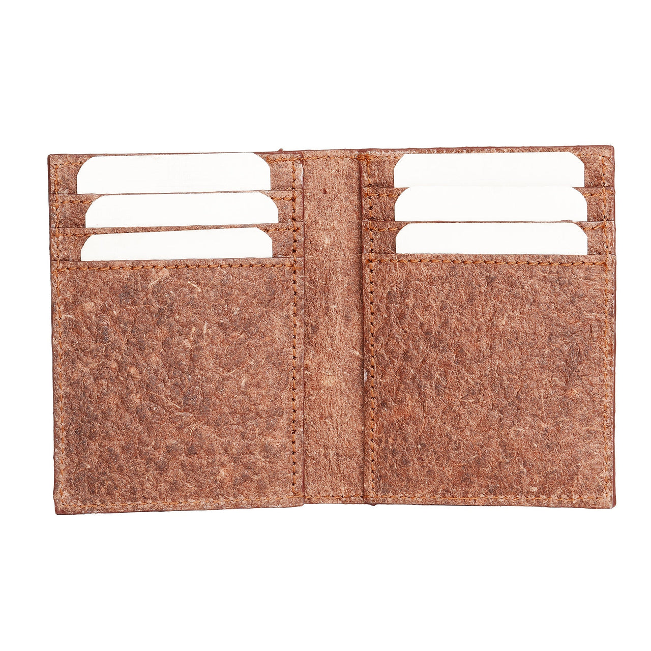 IKON SWEDEN - Coconut Leather Men Wallet - Cutch Brown - 1 COLOR -