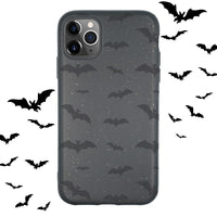 Thumbnail for MMORE - Bats Halloween Biodegradable Phone Case - FITS 20 IPHONES - FIND YOURS! - Black -