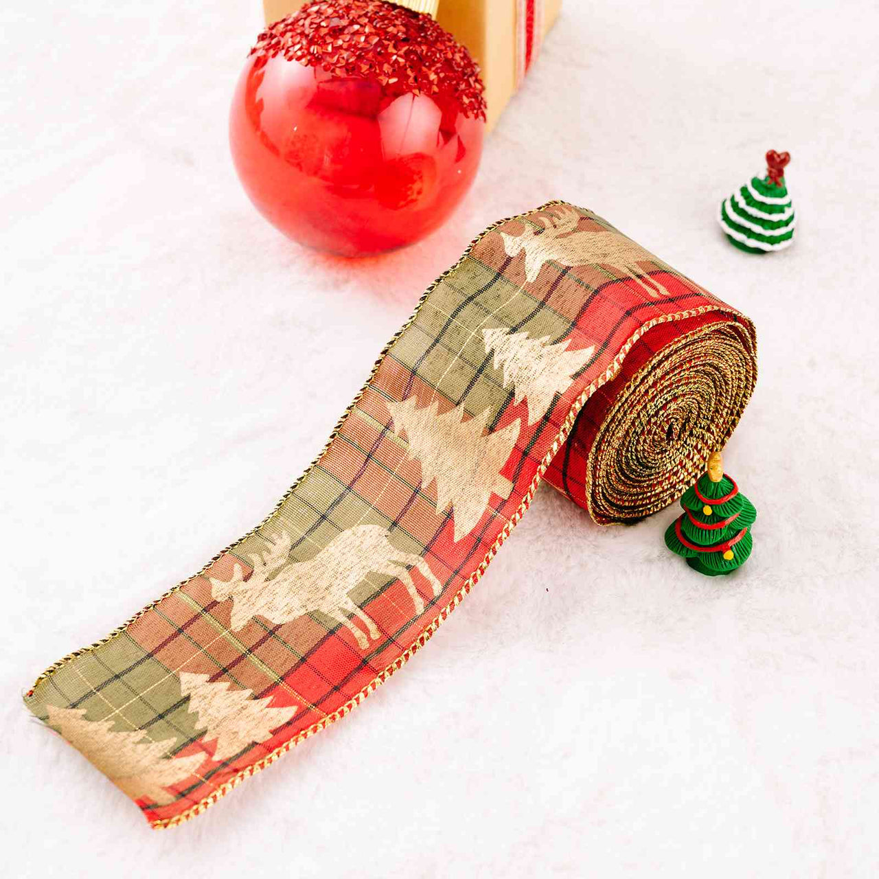 Christmas Polyester Ribbon - [5-10 DAY DELIVERY] - T - 9 PATTERNS/STYLES -