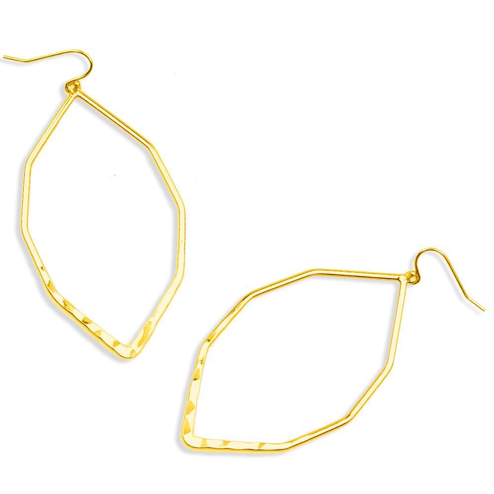 Christy Jean - Geometric Hoop Earrings -