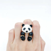 Thumbnail for Mary Lou Store - ADJUSTABLE Panda Ring - 3 PCS. -