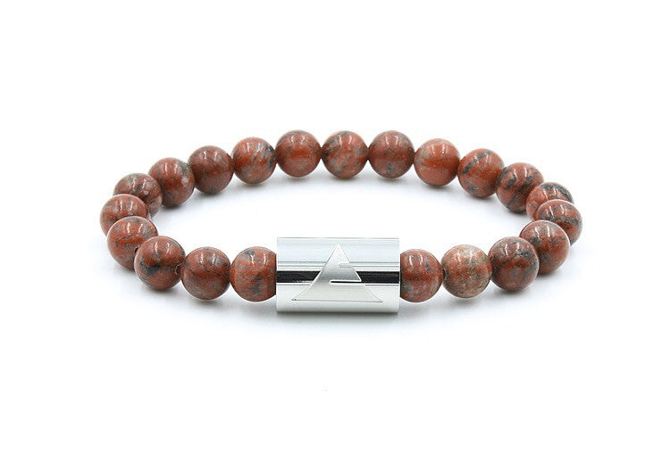 Rocky - Red Sesame Jasper - 2 Hasp colors -