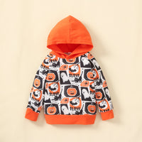 Thumbnail for Printed Long Sleeve Hoodie and Pants Set - 2 PCS. - T - 1 COLOR -