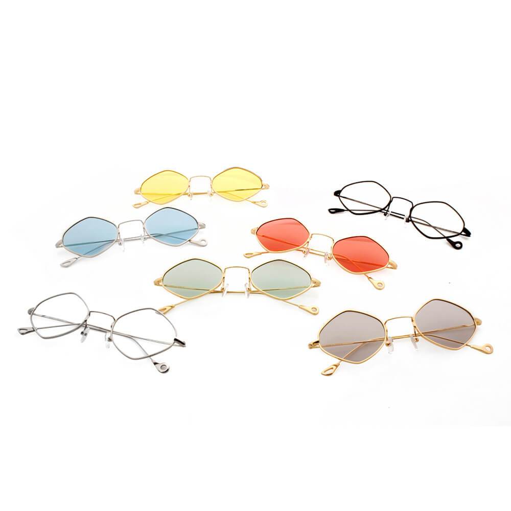 Barrington | S2020 - Slim Diamond Shape Fashion Sunglasses - 7 COLORS -