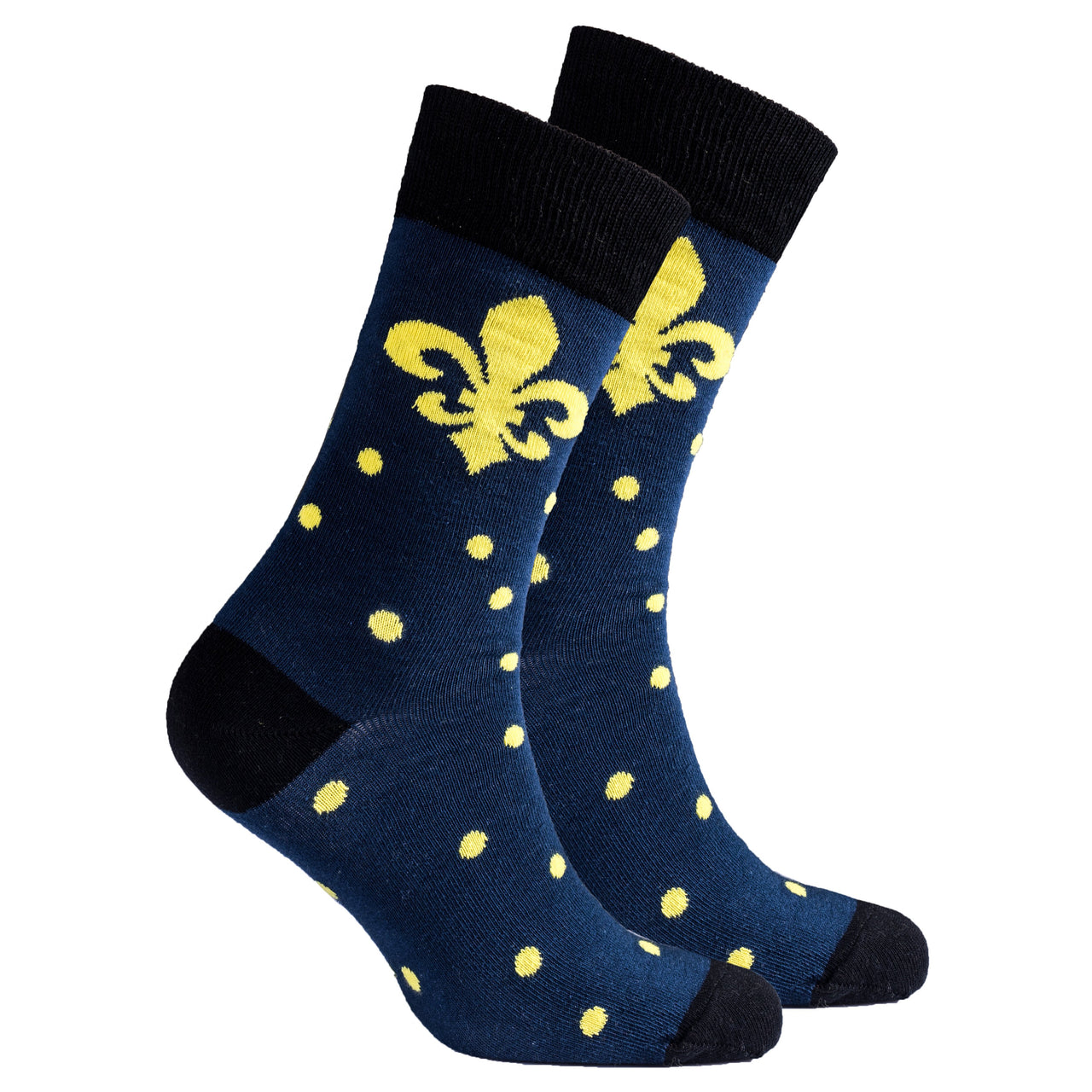 Men's Fleur De Lis Socks - 1 COLOR -