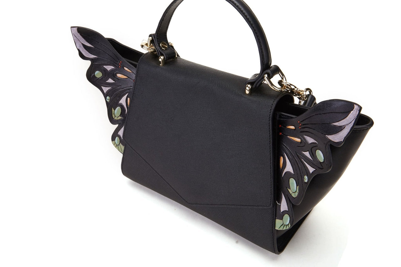 Bellorita - Wings Black Satchel - 1 COLOR -