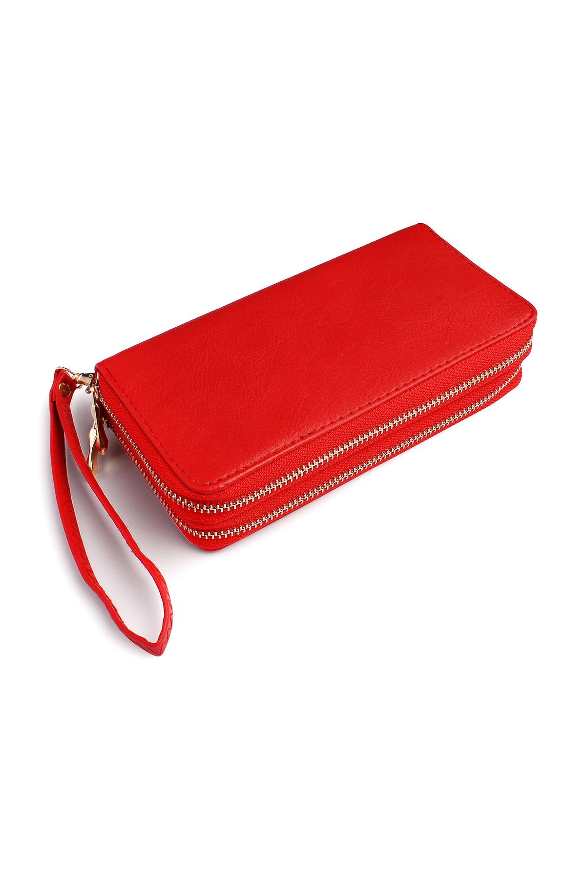 Double Zip Around Wallet - 13 COLORS -