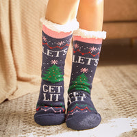 Thumbnail for Cozy Christmas Socks - FITS WOMENS SIZES 5 THRU 12 - T - 10 DESIGNS - CHECK US OUT! -