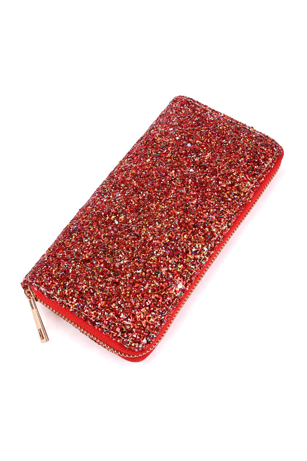 Glitter Zipper Wallet - 8 COLORS -