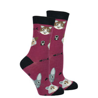 Thumbnail for Women's Cute Cats Socks Set - 5 PACK -