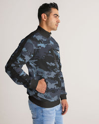 Thumbnail for FYC - Men's Coast Camo Track Jacket W/Striped-Sleeve