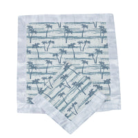 Thumbnail for Ocean Palm Trees Bamboo Newcastle Blankie -