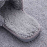 Thumbnail for Faux Fur Double Strap Slippers - T - 5 COLORS -