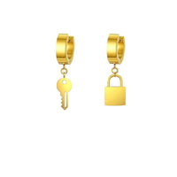 Thumbnail for Mister - Lock & Key Earrings - 3 COLORS -