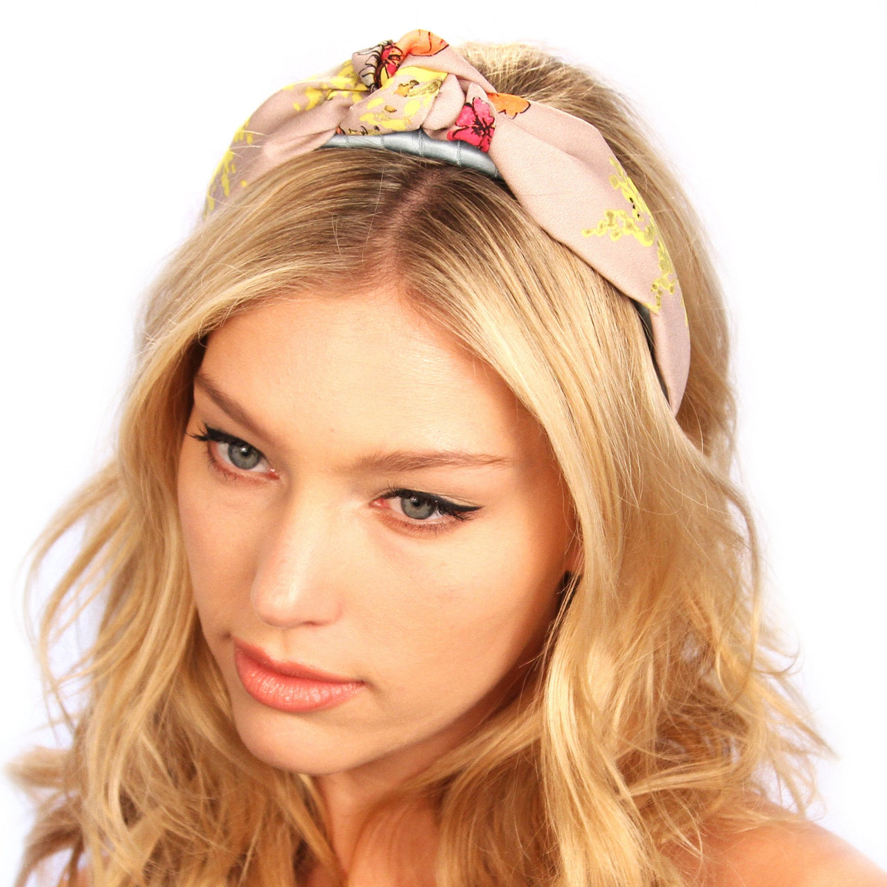 KRISTIN PERRY - Neon Silk Knot Headband - 1 COLOR -