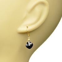 Thumbnail for Gena Myint - Black Spinel Drop Earrings -