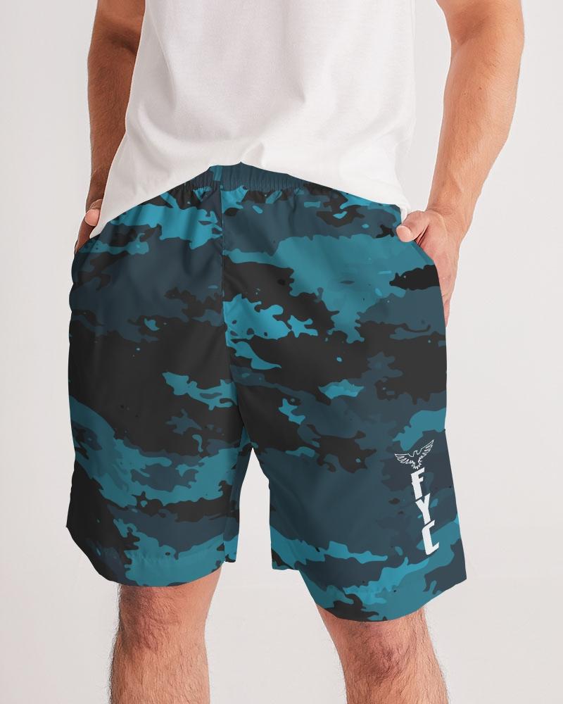 FYC - Coast Camo Ocean Lightweight Windbreaker Jogger Shorts -