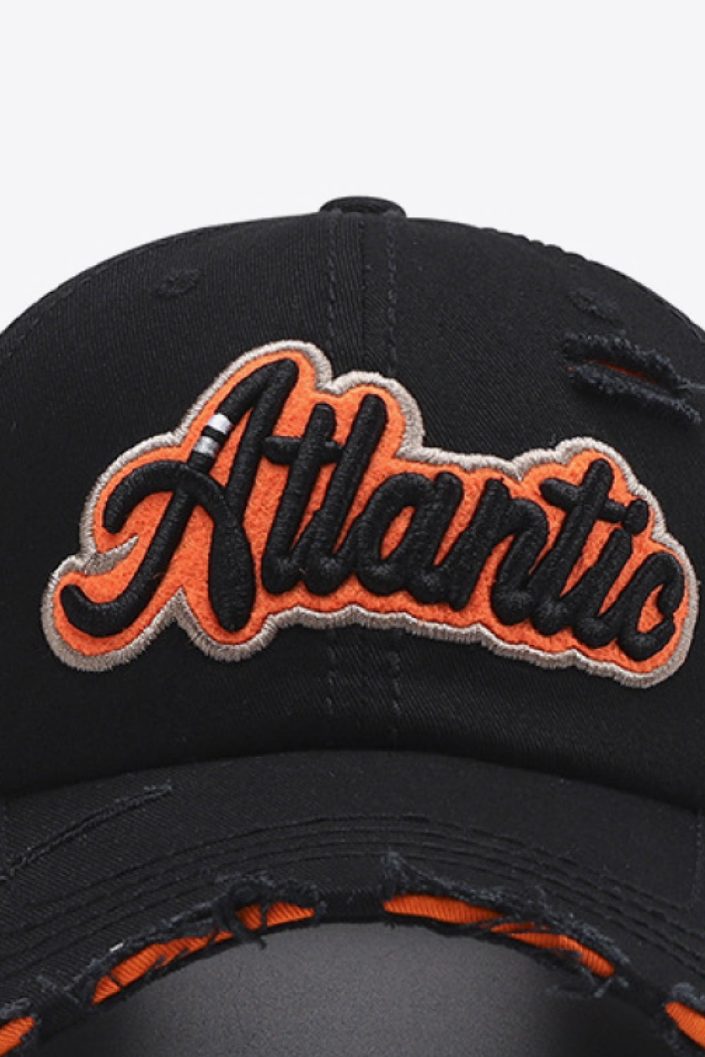 ATLANTIC Graphic Distressed Baseball Cap - T - 7 COLORS -