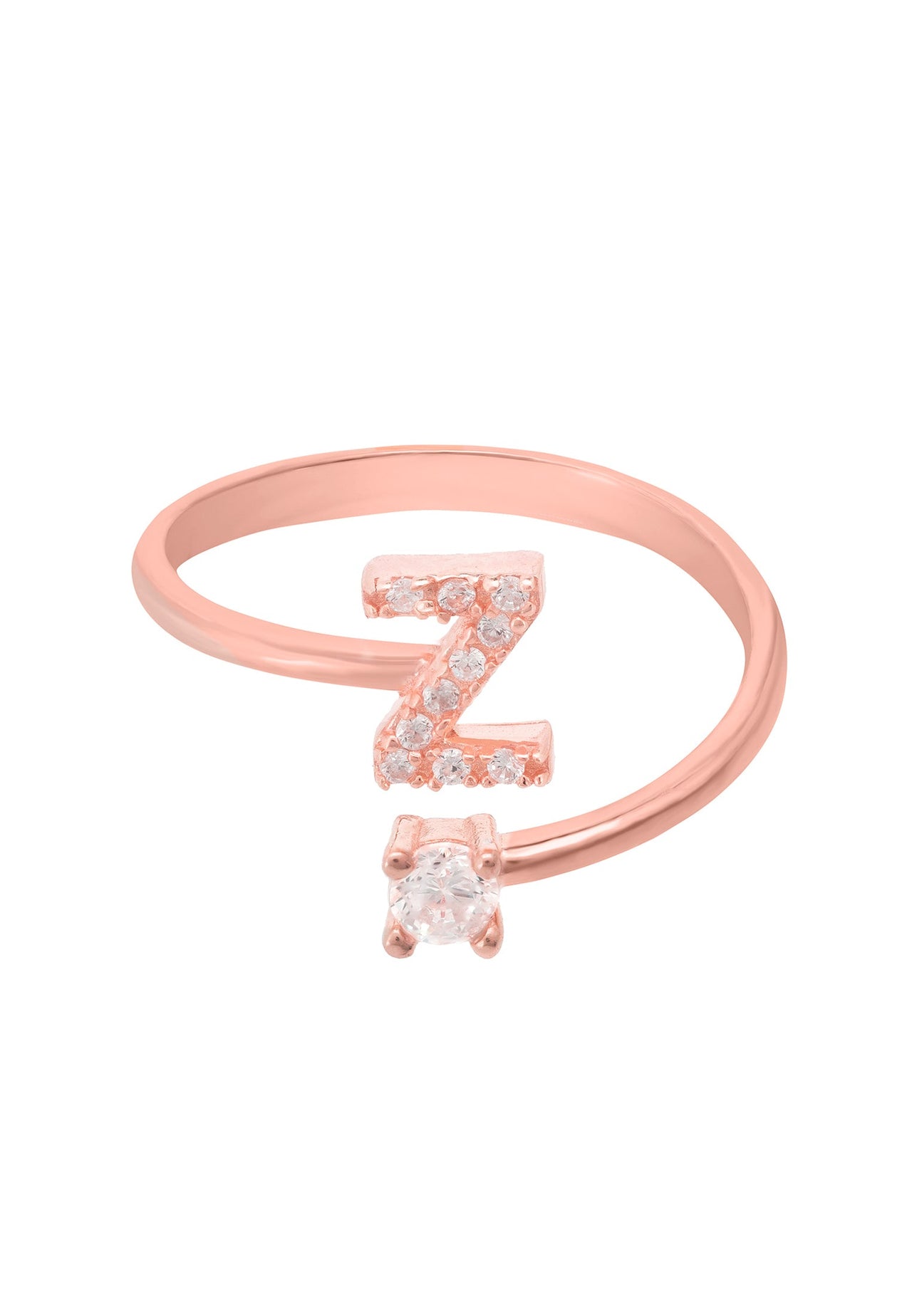 Initial Ring Rosegold Z -