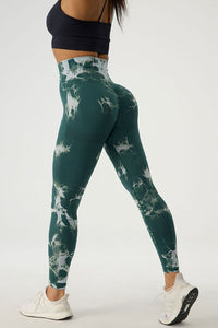 Thumbnail for Tie-Dye High Waist Active Leggings - T - 10 COLORS -