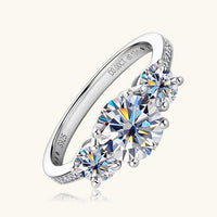 Thumbnail for 3 Carat Moissanite 925 Sterling Silver Ring