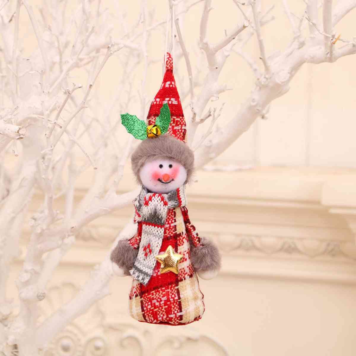 Assorted 2-Piece Christmas Gnome Hanging Ornaments - 2 PCS. - [BUY 1 GET ONE RANDOM PICK] - [5-10 DAY DELIVERY] - T - 4 TYPES/STYLES -