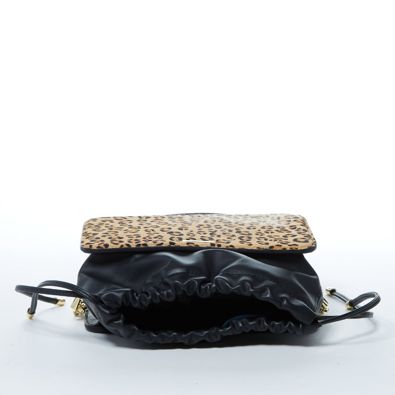 Patricia Black Leopard Leather Purse -