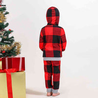 Thumbnail for KIDS MINI BEAR Graphic Hoodie and Plaid Pants Set - 2 PCS. - T -