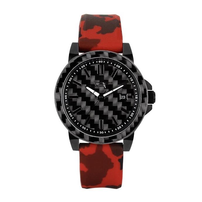 Simply Carbon Fiber - APOLLO Series Strap | RED CAMO -