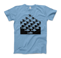 Thumbnail for MC Escher Sky and Water I Art T-Shirt - 5 COLORS -