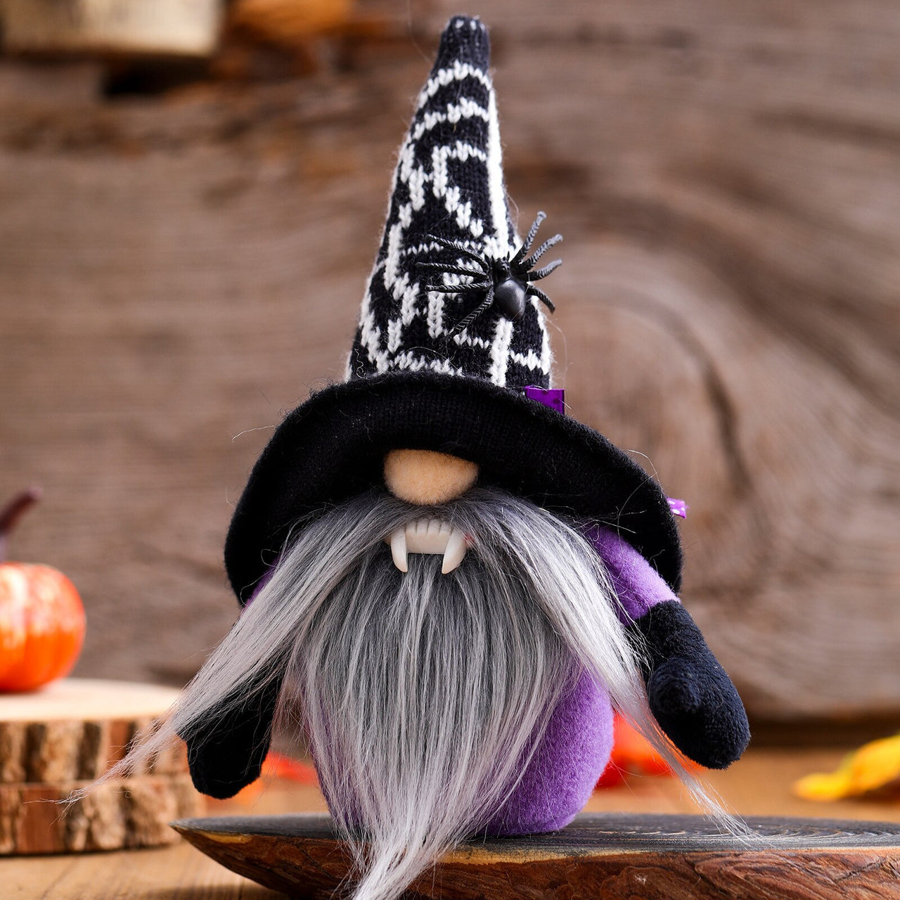 Halloween, Broomstick, Top Hat - Vampire & Witch Gnome Ornaments - Cute - 8.27" - [14-20 DAY DELIVERY] - 2 TYPES -