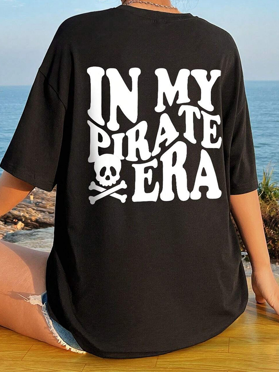 IN MY PIRATE ERA Round Neck T-Shirt - T - 1 COLOR -