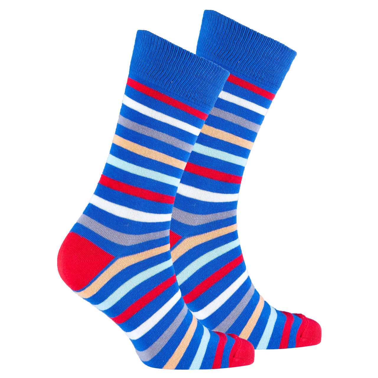 Men's Red Sea Stripe Socks - 1 COLOR -