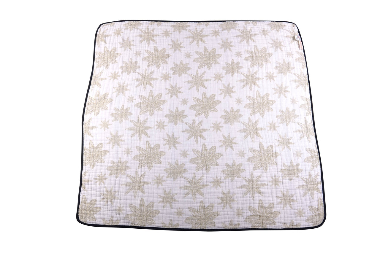 Pyramid and Boho Fields Cotton Muslin Newcastle Blanket -